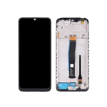 Дисплей для Xiaomi Redmi 10C в рамке + тачскрин (черный) 100%
